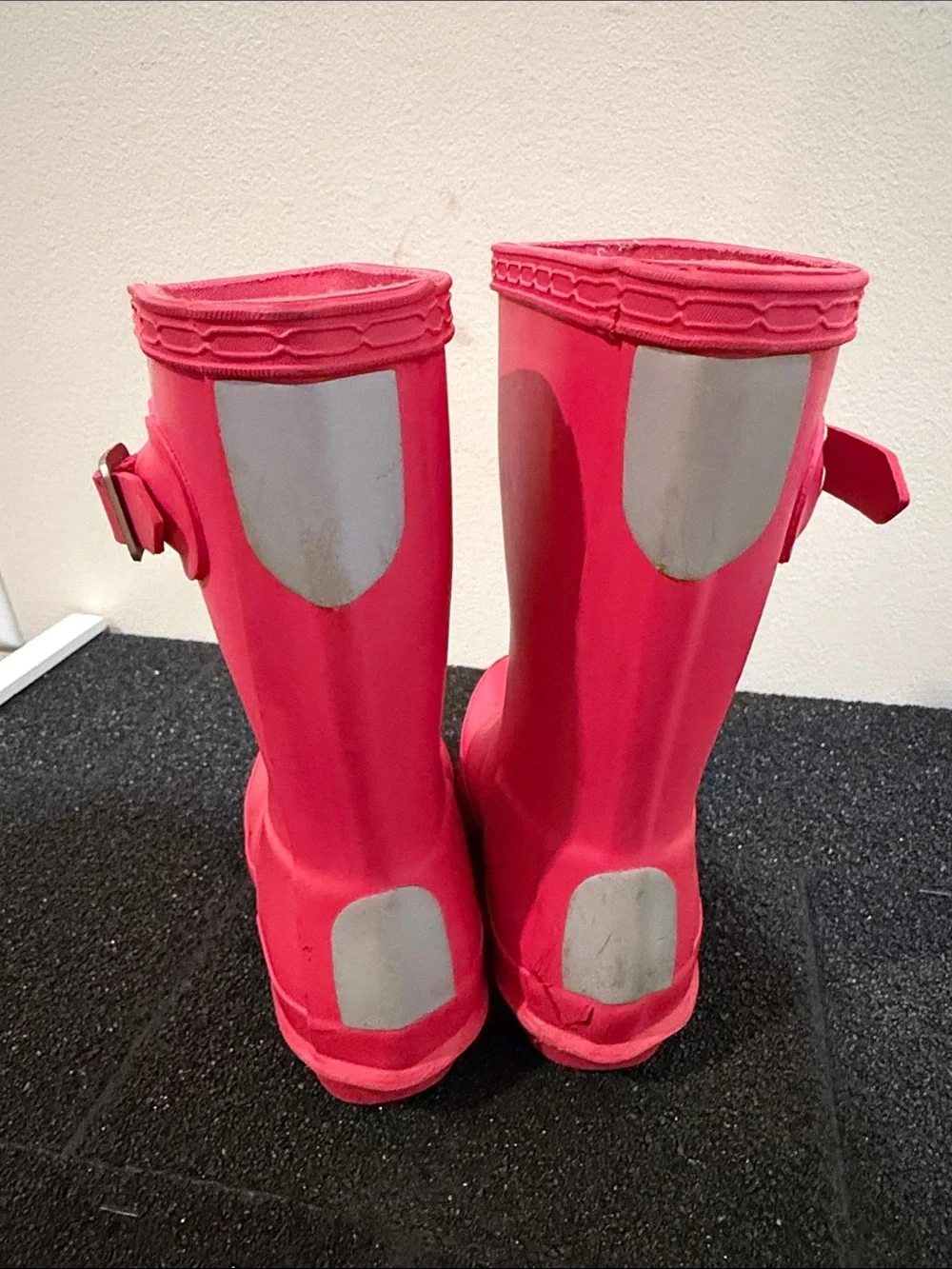 Hunter Kids' Pink Waterproof Rain Boots